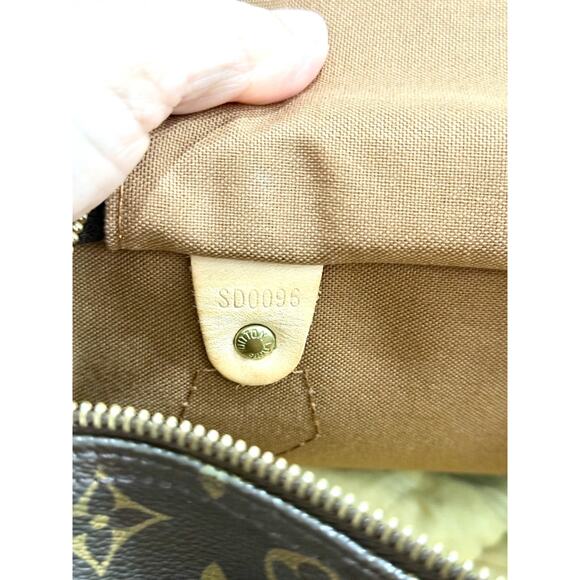 Louis Vuitton 1990 Speedy 30 Monogram Canvas Boston Handbag Brown - Picture 14 of 14